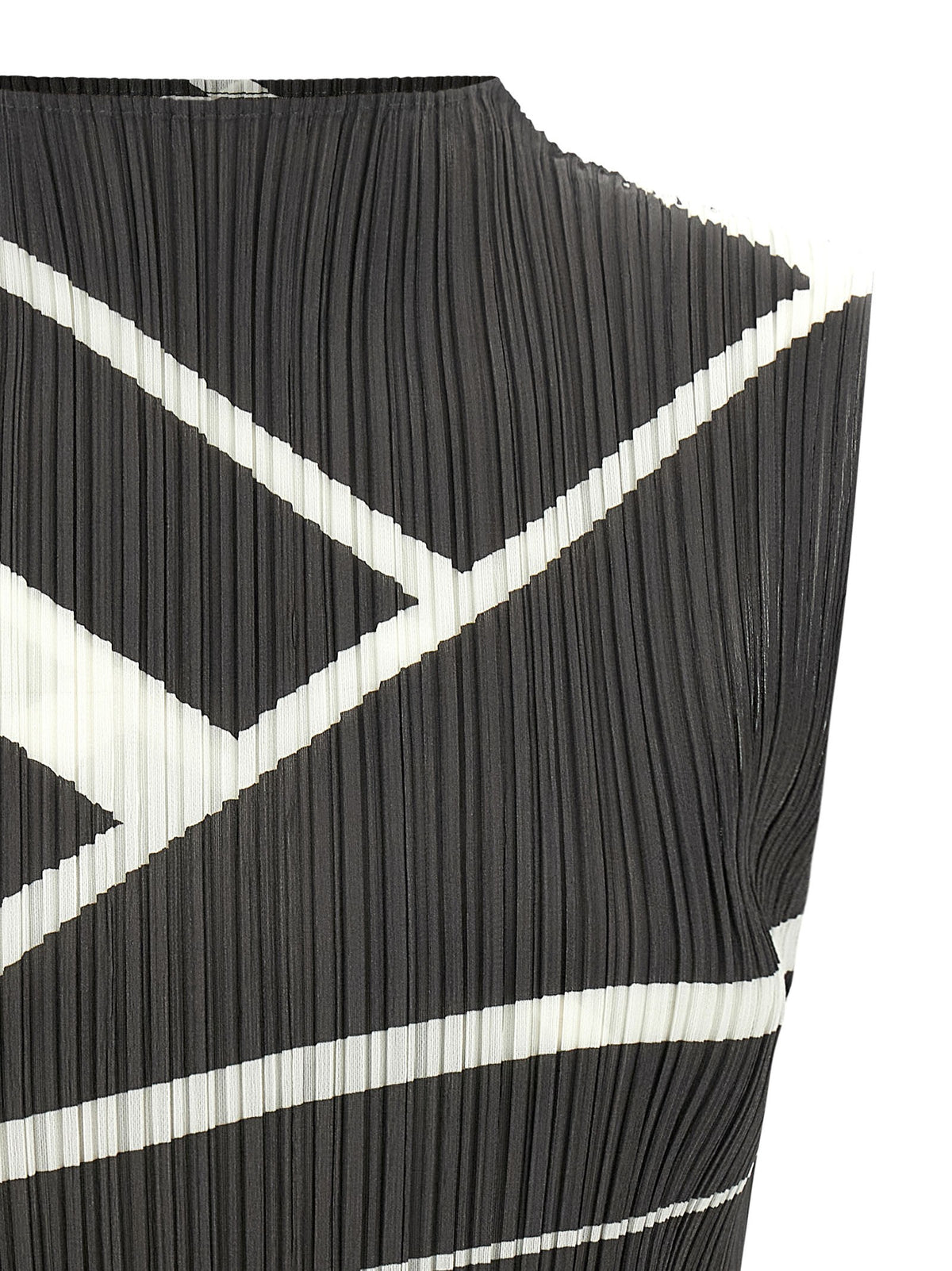 Pleats Please Issey Miyake Fold Line Blouse Grey, view 3