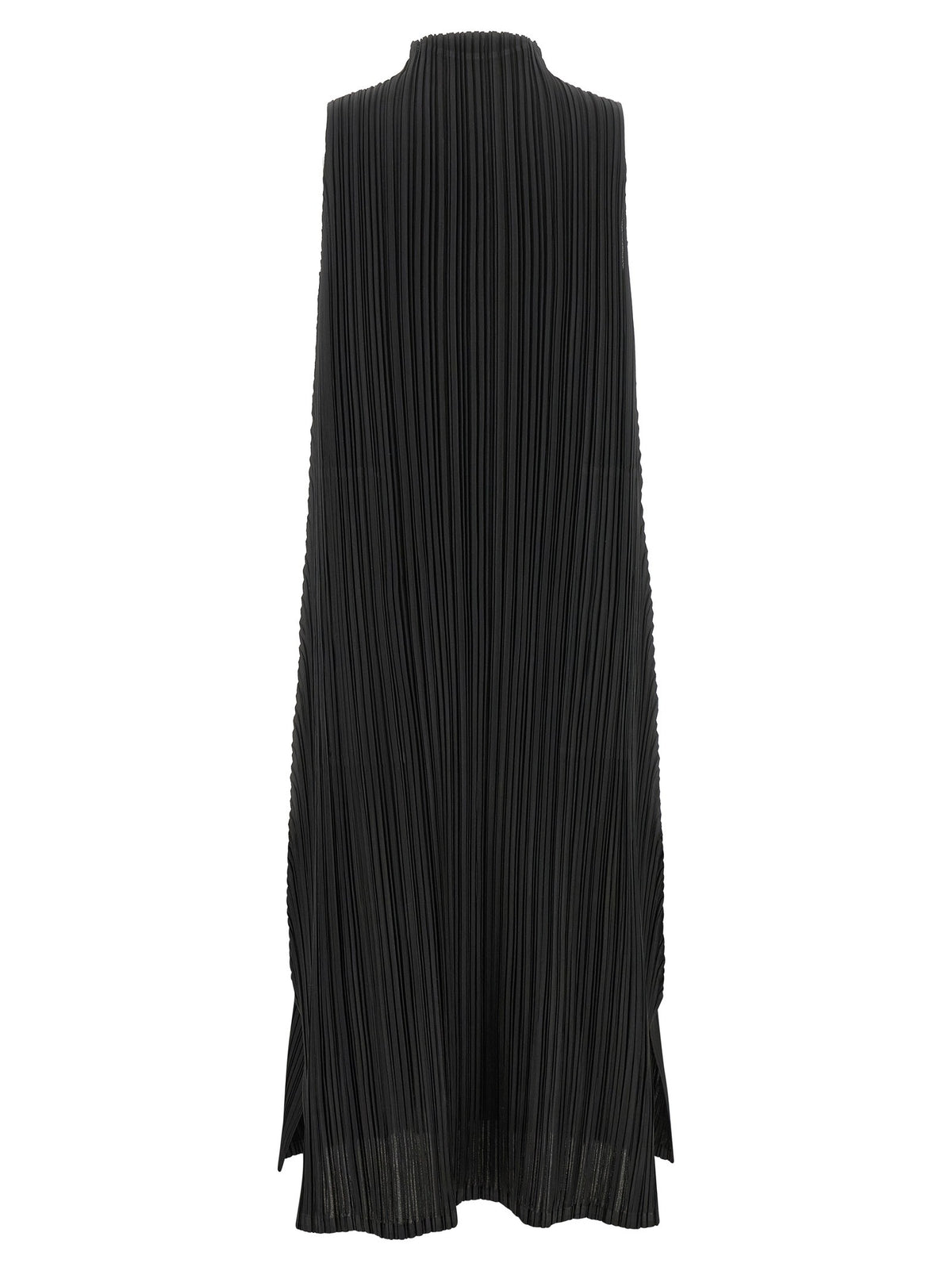 Pleats Please Issey Miyake Mellow Pleats Dress Black, view 2