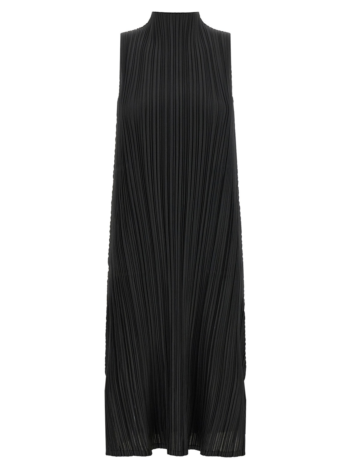 Pleats Please Issey Miyake Mellow Pleats Dress Black