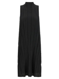 Pleats Please Issey Miyake Mellow Pleats Dress Black