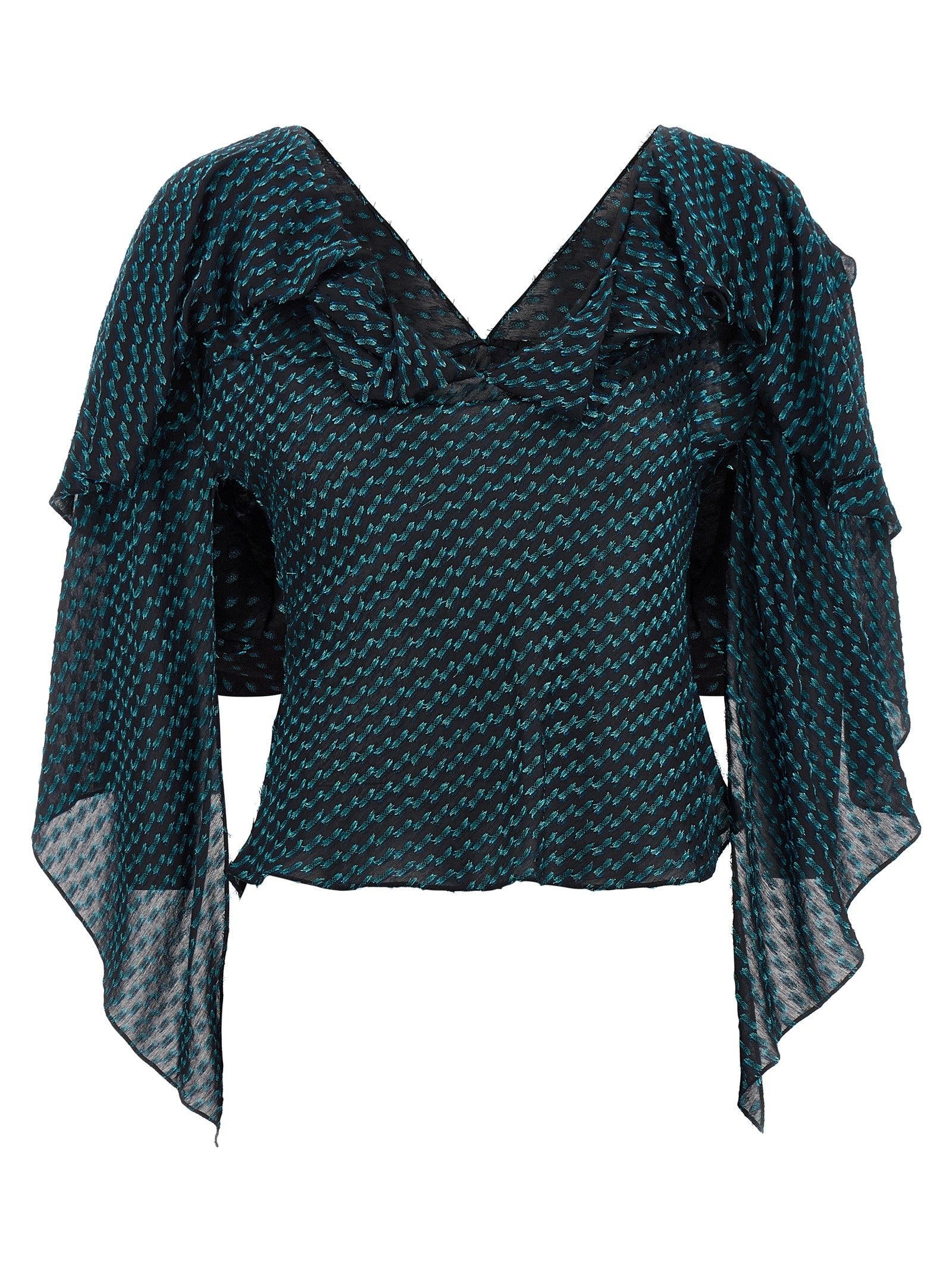 Kiko Kostadinov Plexus Blouse Blue