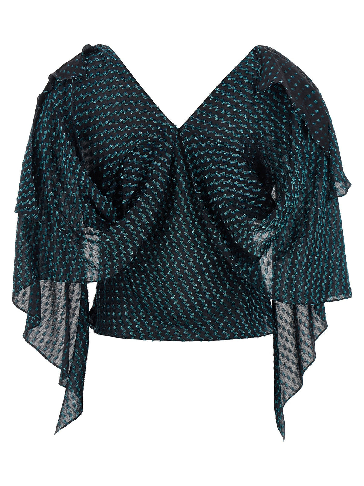 Kiko Kostadinov Plexus Blouse Blue