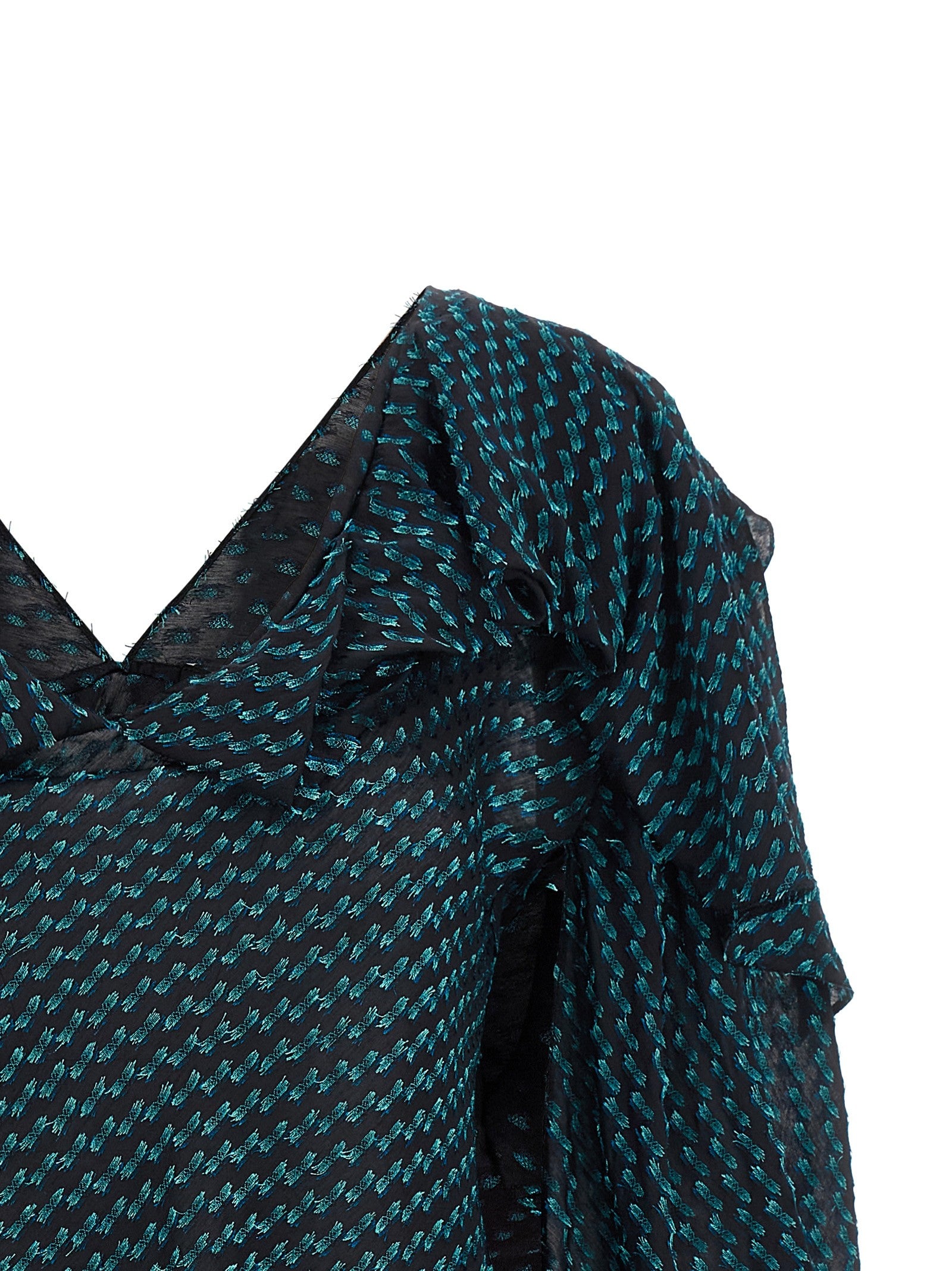 Kiko Kostadinov Plexus Blouse Blue