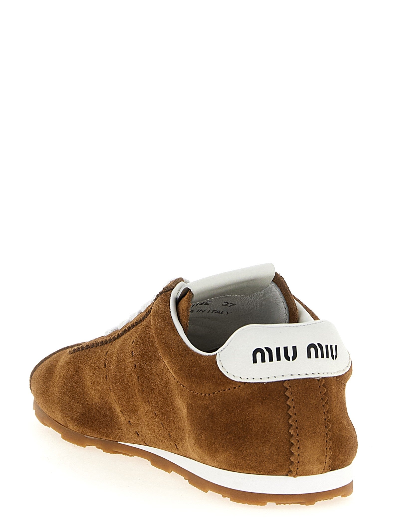 Miu Miu Plume Sneakers Brown