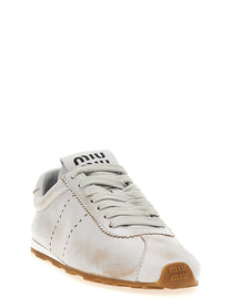 Miu Miu Plume Sneakers White