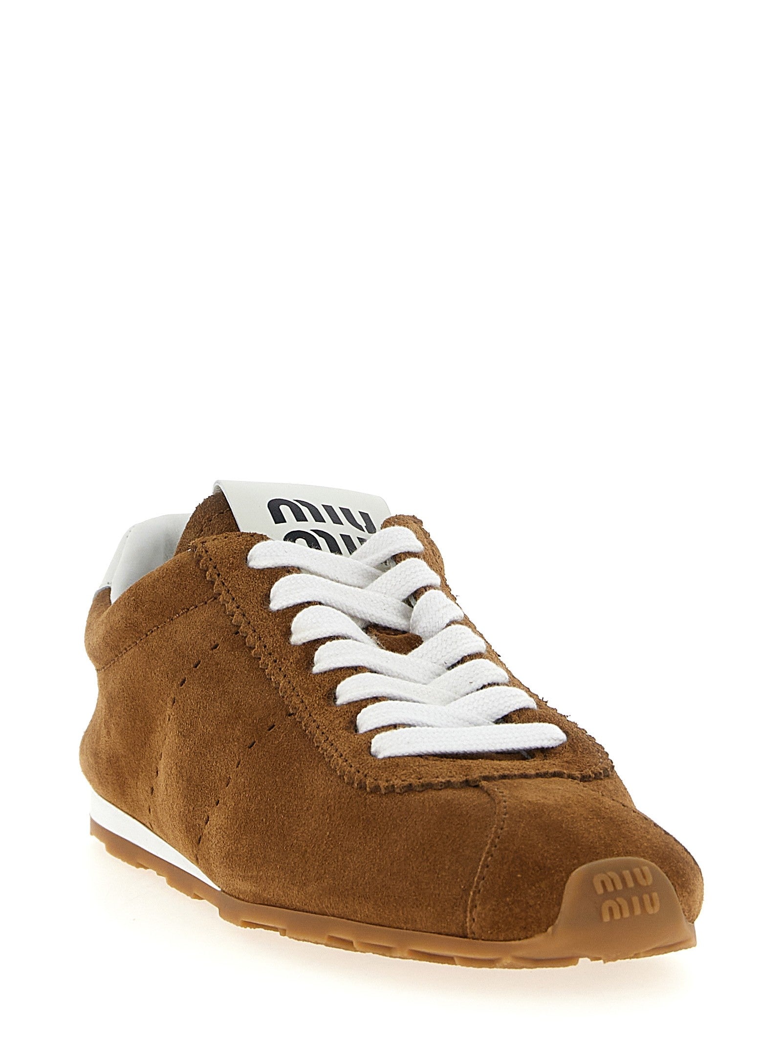 Miu Miu Plume Sneakers Brown
