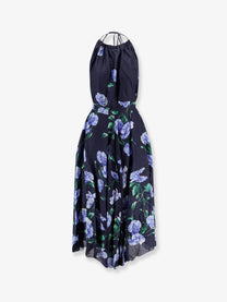 Lavi Women's Plumeria Ramie Dress Blue