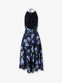 Lavi Women's Plumeria Ramie Dress Blue