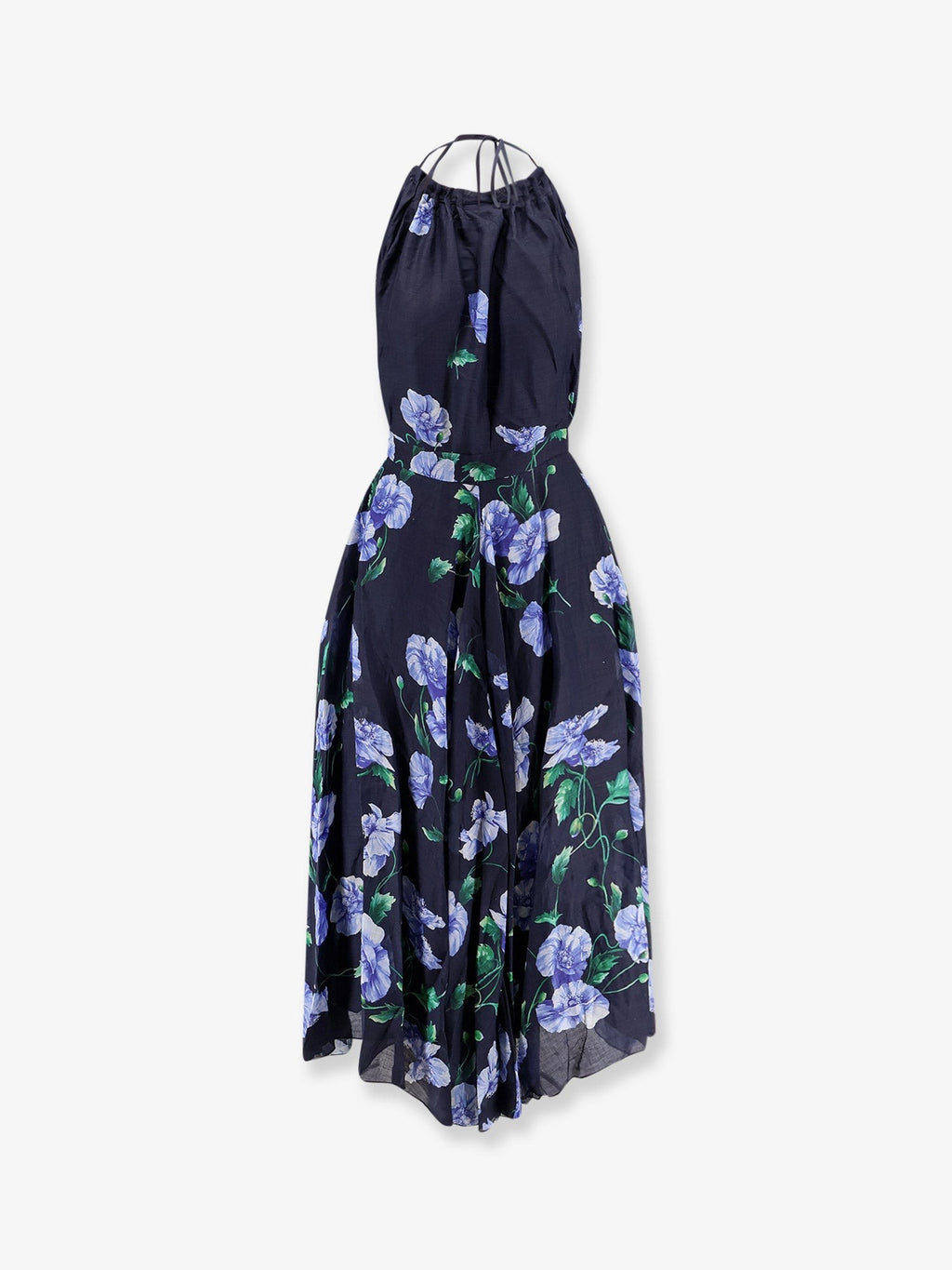 Lavi Women's Plumeria Ramie Dress Blue