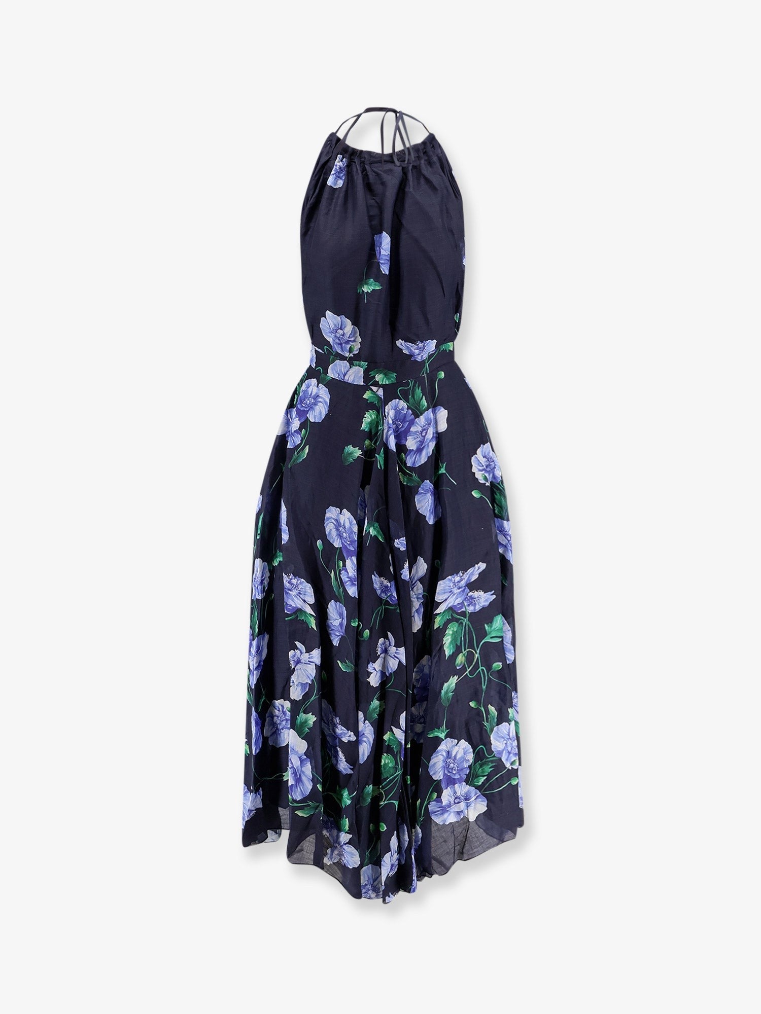 Lavi Women's Plumeria Ramie Dress Blue
