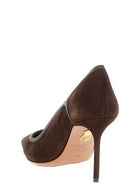 Aquazzura Plush Pumps Brown, view 3