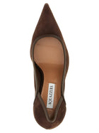 Aquazzura Plush Pumps Brown, view 4