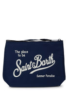Mc2 Saint Barth Unisex Aline Clutch Blue, view 2
