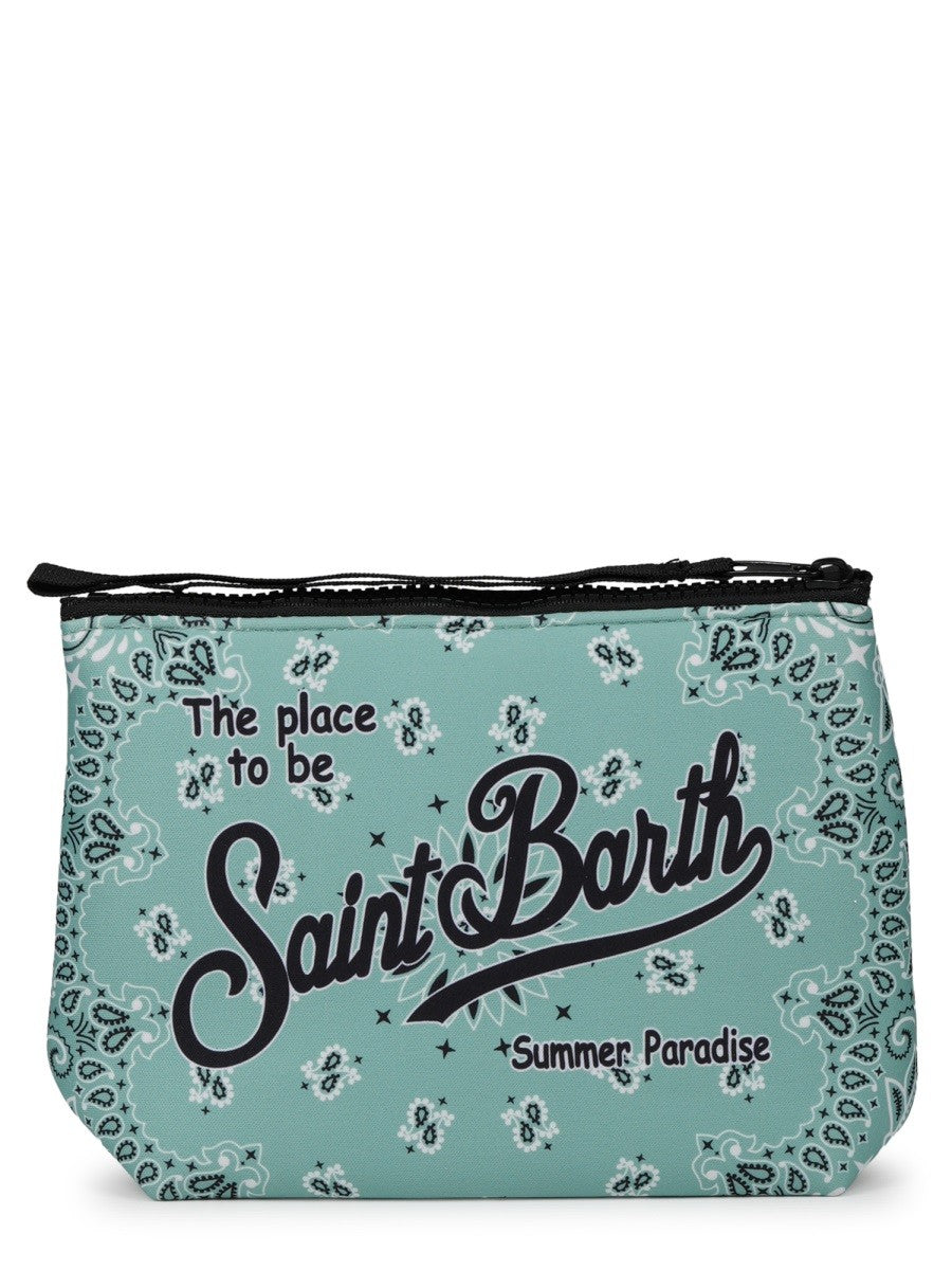 Mc2 Saint Barth Unisex Aline Clutch Green, view 2