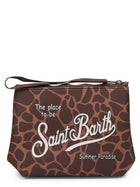 Mc2 Saint Barth Unisex Aline Clutch Brown, view 2