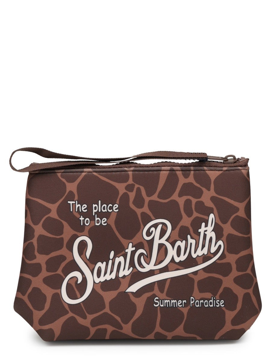Mc2 Saint Barth Unisex Aline Clutch Brown, view 2