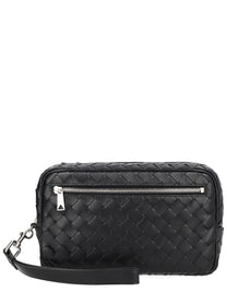 Bottega Veneta Women's Pochette Con Cinturino Black