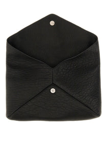 Saint Laurent Men's Pochette Envelope Cassandre Large Black