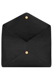 Saint Laurent Women's Pochette Envelope Cassandre Large Black
