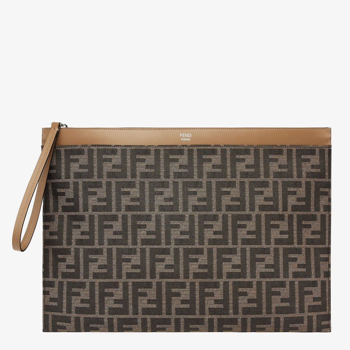 Fendi Women's Pochette Flat Beige