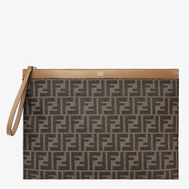 Fendi Women's Pochette Flat Beige
