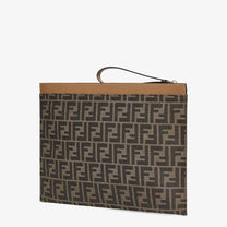 Fendi Women's Pochette Flat Beige