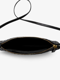 Bottega Veneta Women's Pochette Intrecciato Piccolo Medium Black