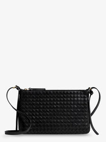 Bottega Veneta Women's Pochette Intrecciato Piccolo Medium Black