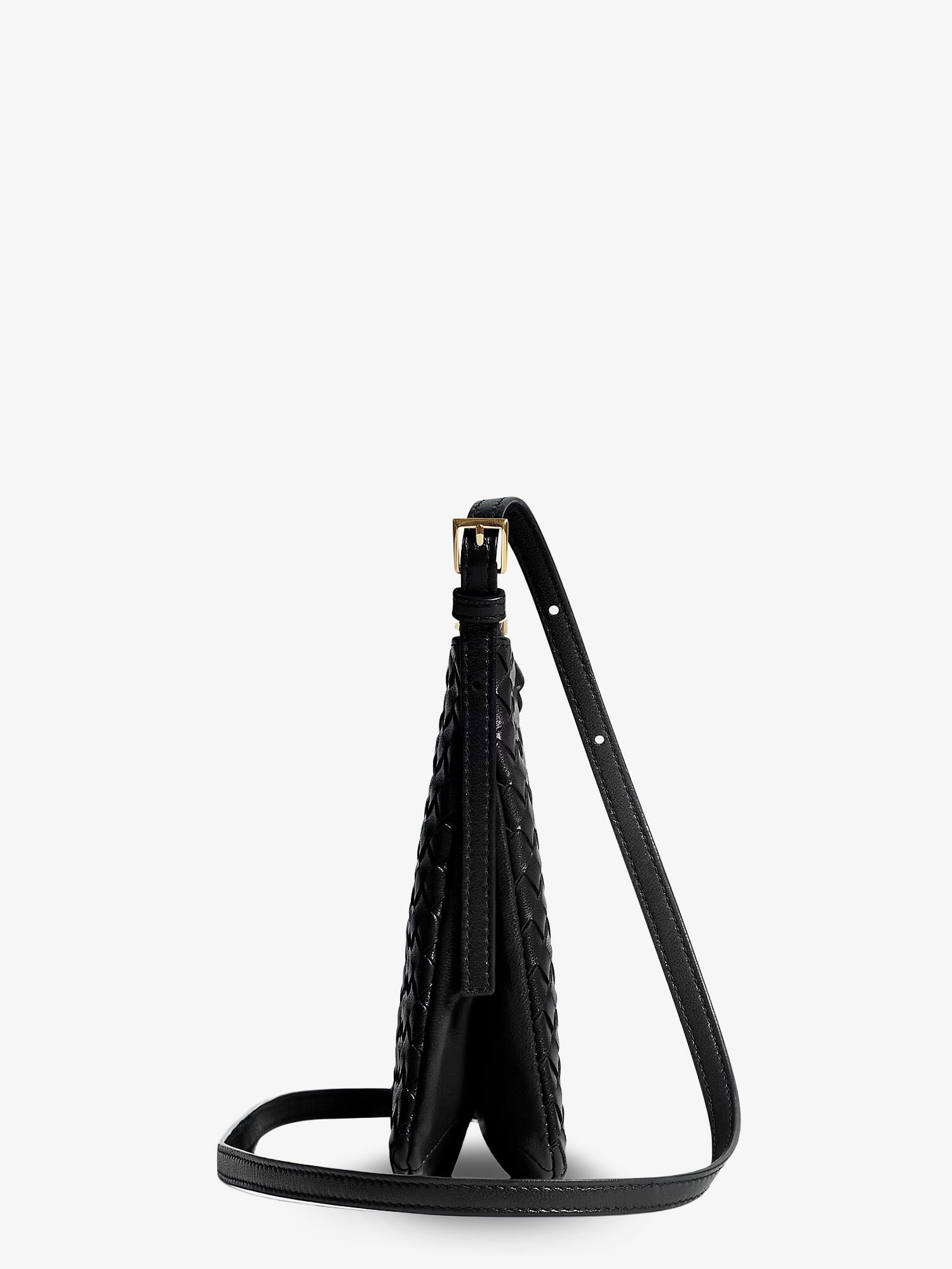 Bottega Veneta Women's Pochette Intrecciato Piccolo Medium Black
