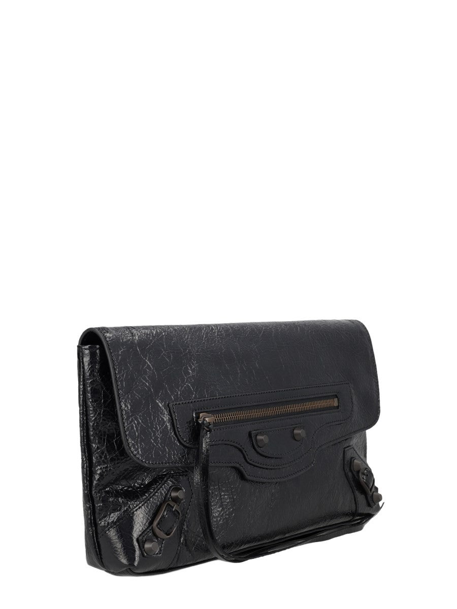 Balenciaga Women's Le City Clutch Black