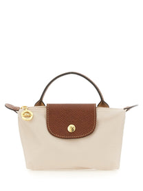 Longchamp Women's Pochette LE Piliage Original White