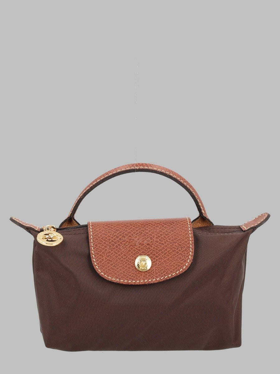 Longchamp Women's Pochette LE Pliage Original Brown