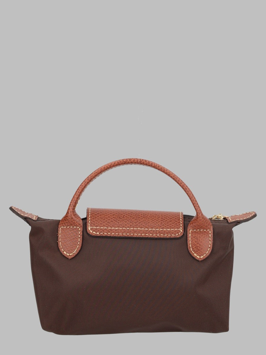 Longchamp Women's Pochette LE Pliage Original Brown