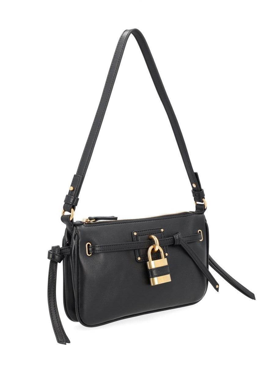 Chloé Women's Mini Paddington Sling Clutch with Crossbody Bag Black