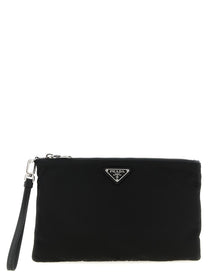 PRADA Pochette Re Nylon Black