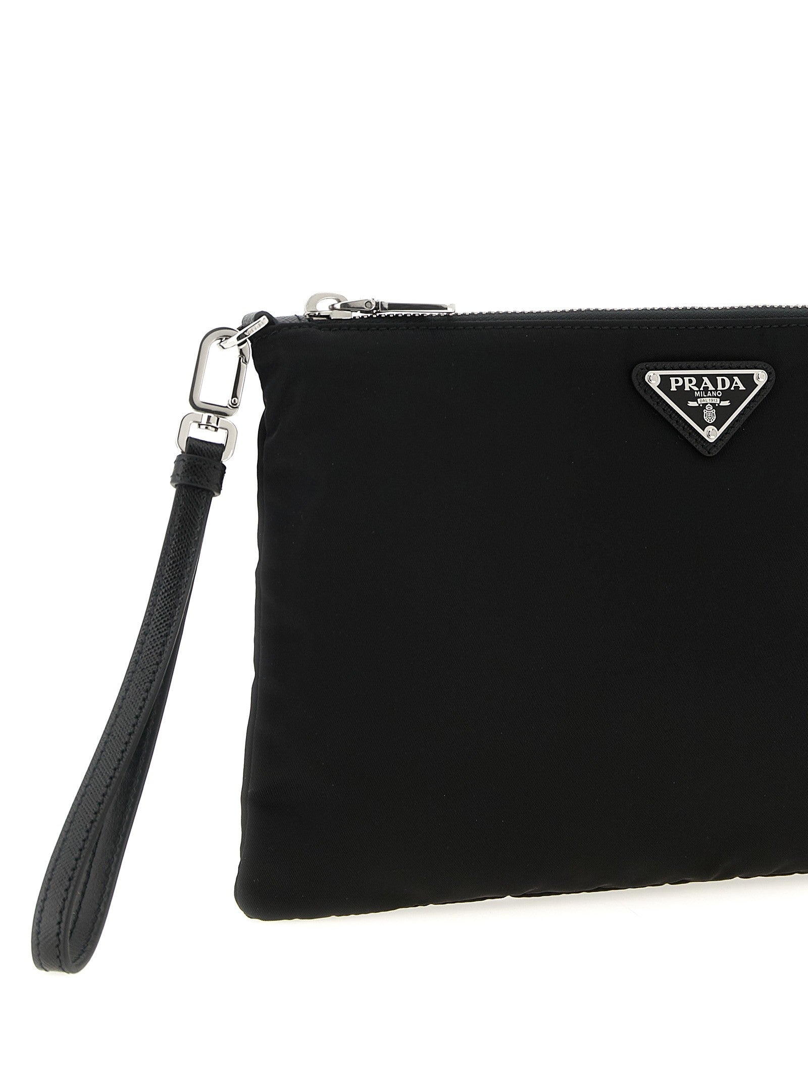 PRADA Pochette Re Nylon Black