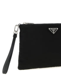 PRADA Pochette Re Nylon Black
