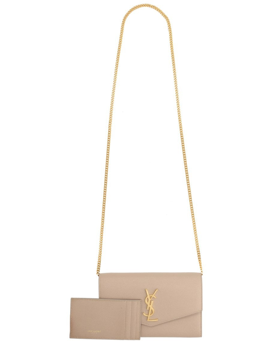 Saint Laurent Women's Pochette Uptown Con Catena Pink