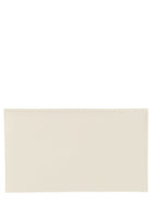 Saint Laurent Women's Uptown Small Clutch White, view 2