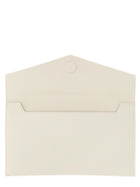 Saint Laurent Women's Uptown Small Clutch White, view 3