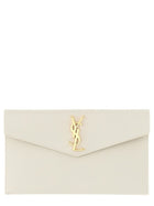 Saint Laurent Women's Uptown Small Clutch White