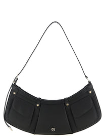 Pinko Pocket Body Large Shoulder Bag Black
