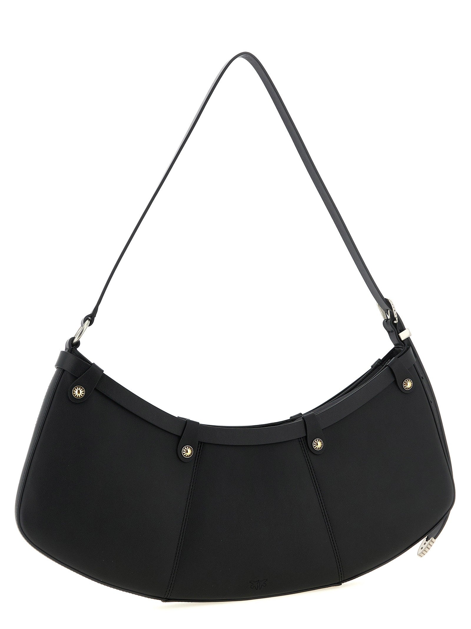 Pinko Pocket Body Large Shoulder Bag Black