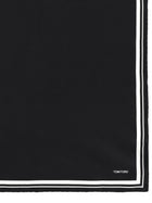 Tom Ford Men's Pocket Handkerchief Black, view 2