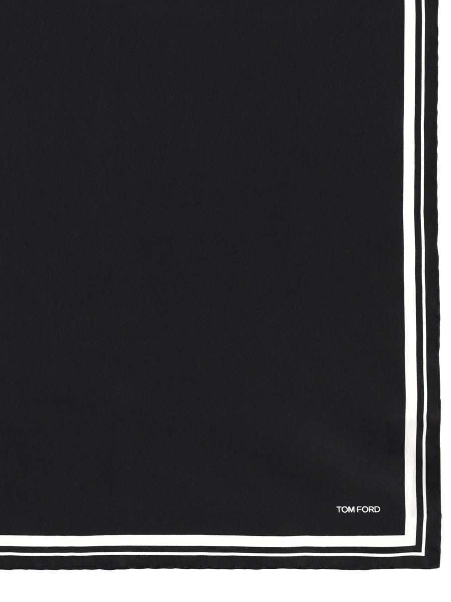 Tom Ford Men's Pocket Handkerchief Black