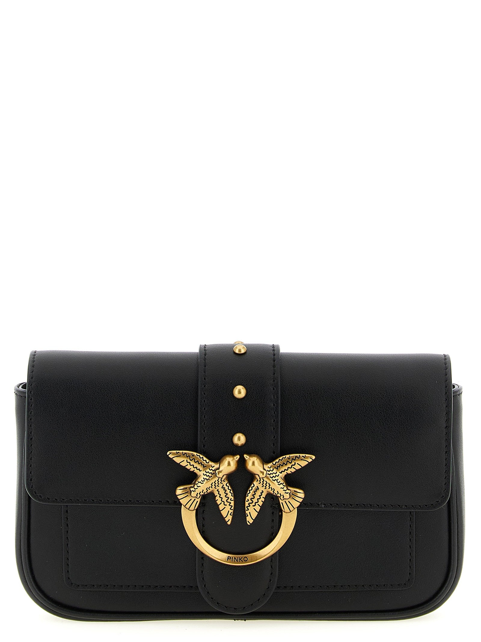 Pinko Pocket Love One Crossbody Bag Black