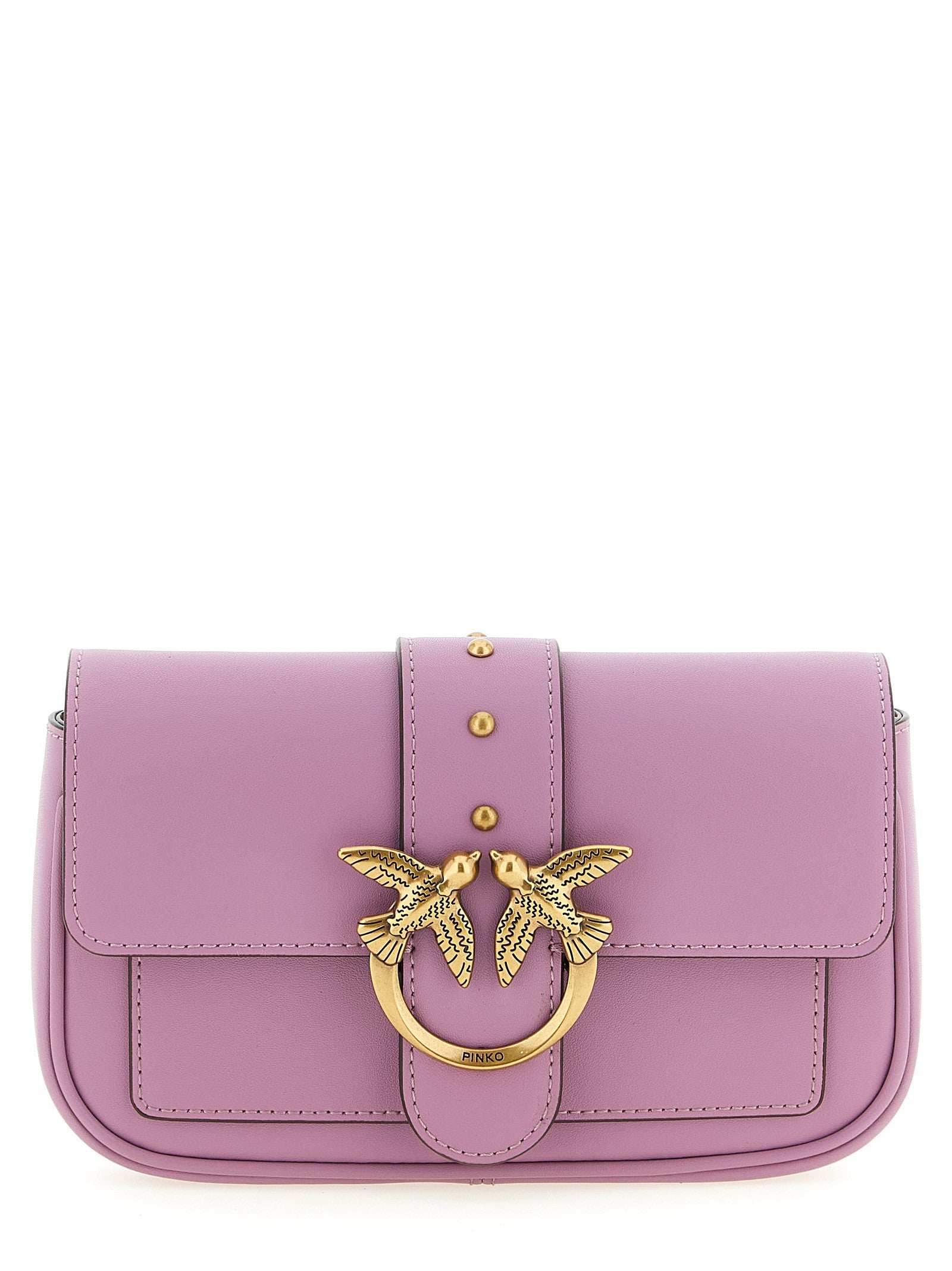 Pinko Pocket Love One Crossbody Bag Blue