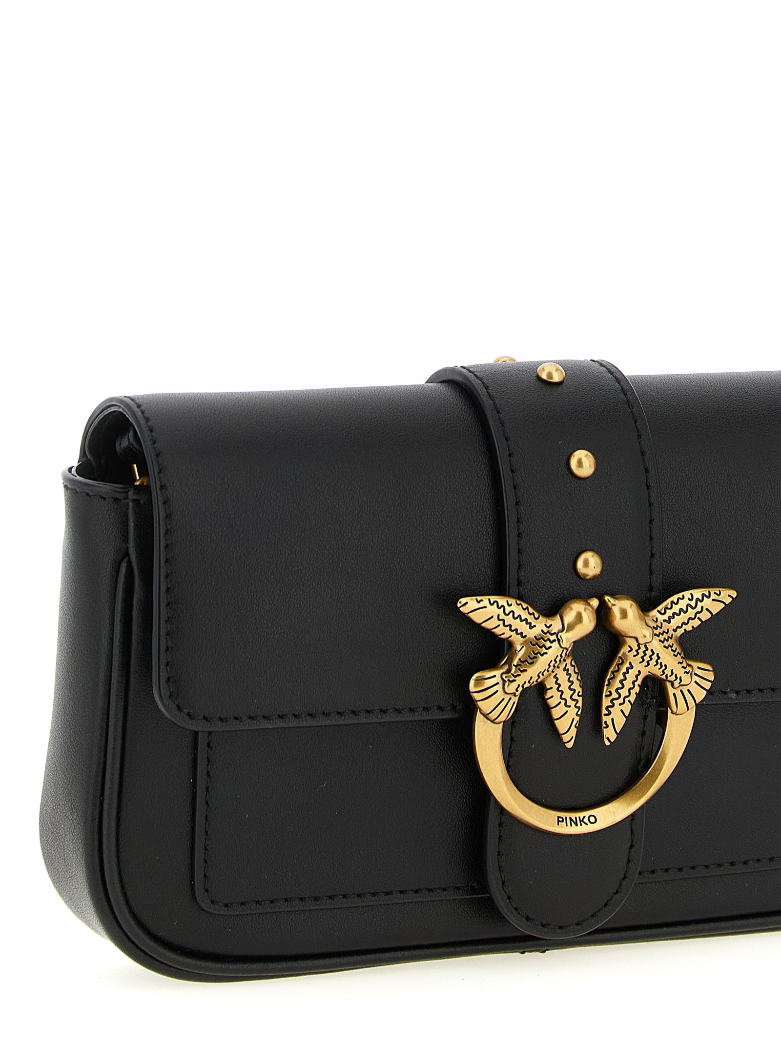 Pinko Pocket Love One Crossbody Bag Black