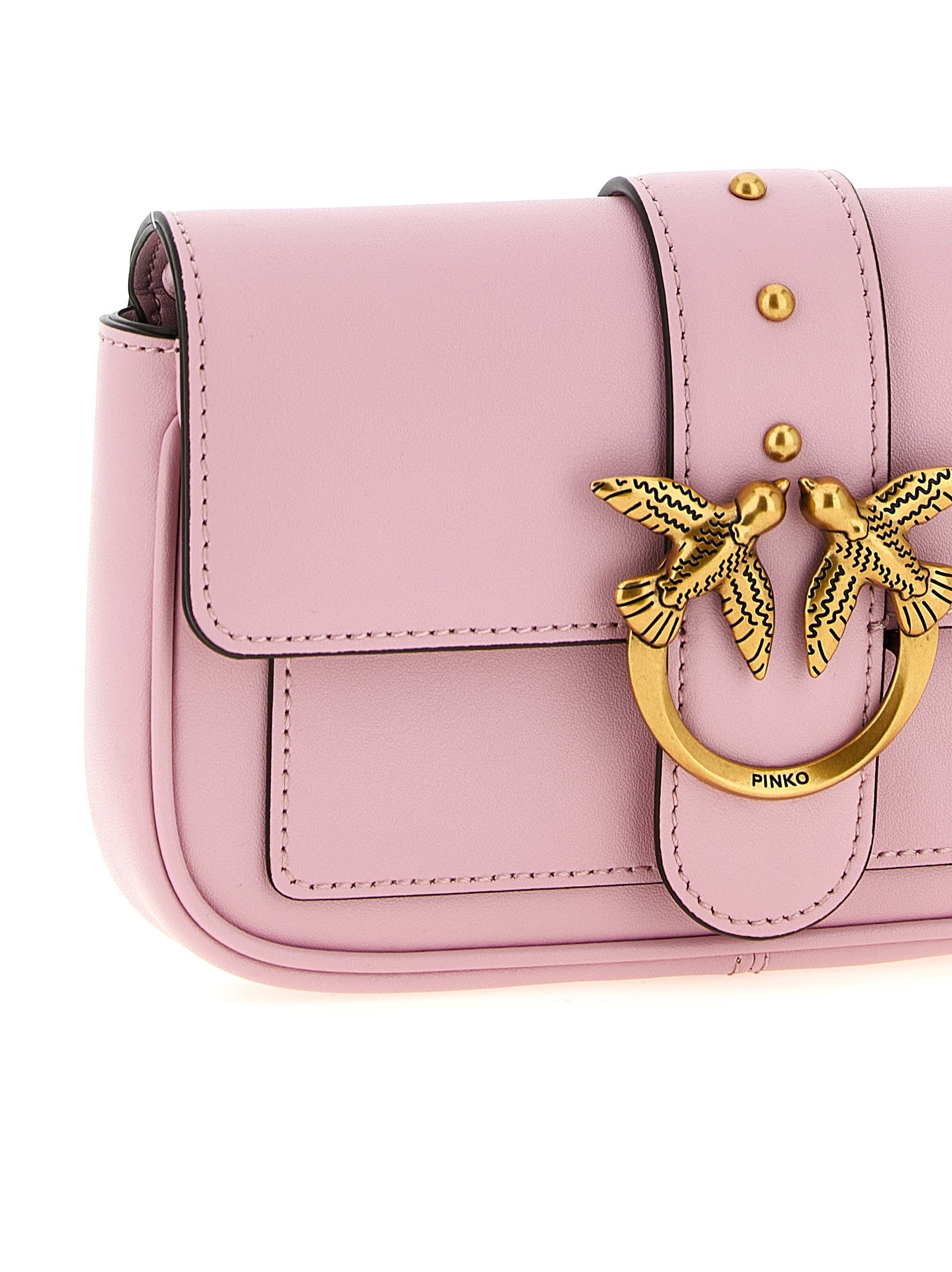 Pinko Pocket Love One Crossbody Bag Blue