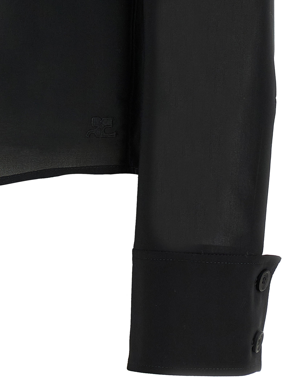 courrèges Pocket Shirt Black